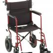 Transport folding frame wheelchair