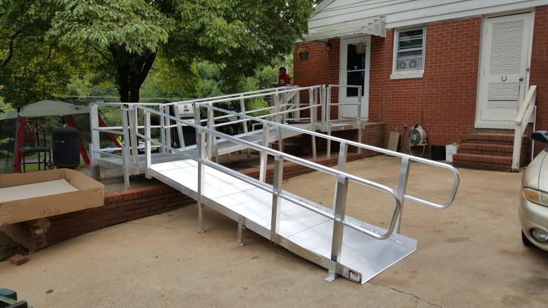 30' modular ramp system made by PVI